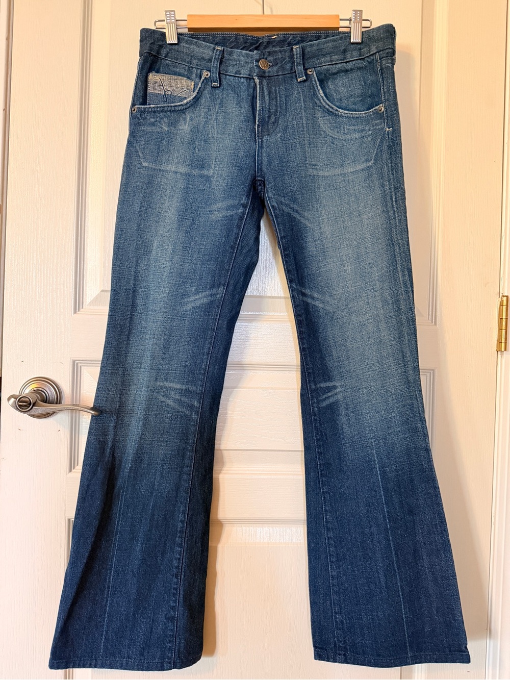Citizens Of Humanity Medium Blue Flare Jeans